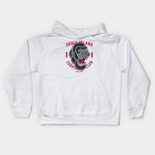 Skull Island Survivors Club - Gorilla - Vintage Traditional Tattoo Kids Hoodie